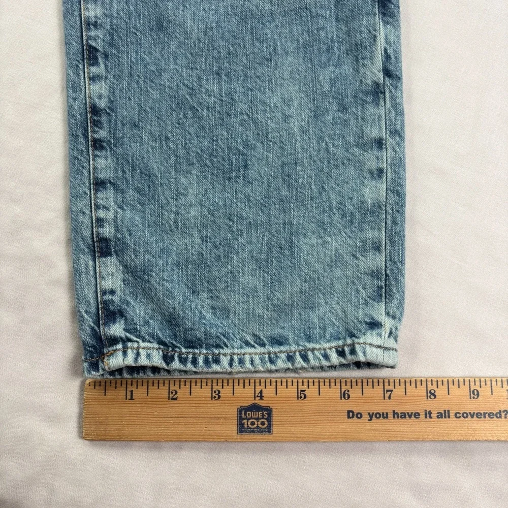 Denim‎ & Supply Ralph Lauren Jeans Mens 40x30 Blue Tapered Straight Distressed